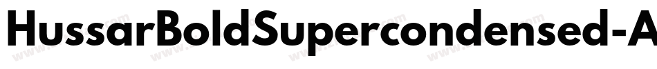 HussarBoldSupercondensed-AW7D字体转换