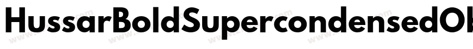 HussarBoldSupercondensedObliqueThree-qq9d字体转换