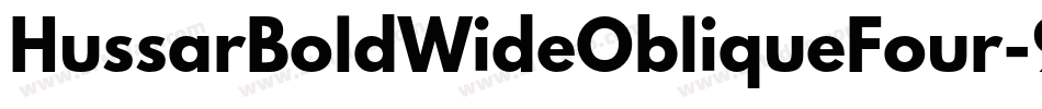 HussarBoldWideObliqueFour-9P8j字体转换