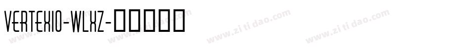 Vertexio-WLxz字体转换