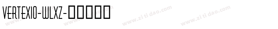 Vertexio-WLxz字体转换