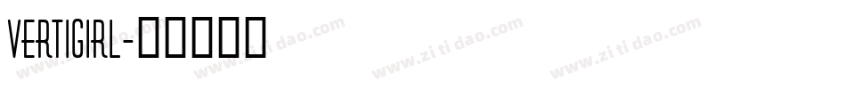 Vertigirl字体转换