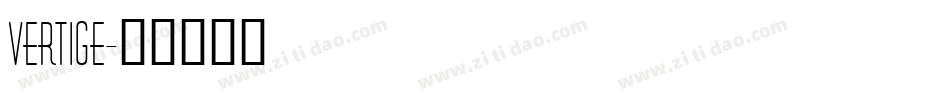 Vertige字体转换