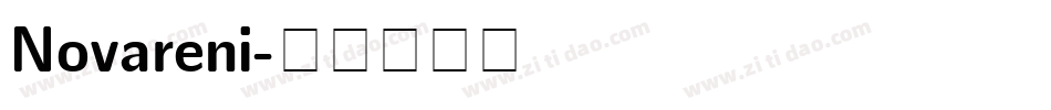 Novareni字体转换