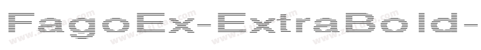 FagoEx-ExtraBold字体转换