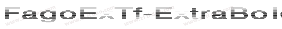 FagoExTf-ExtraBold字体转换