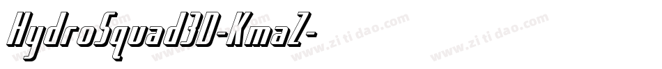 HydroSquad3D-KmaZ字体转换
