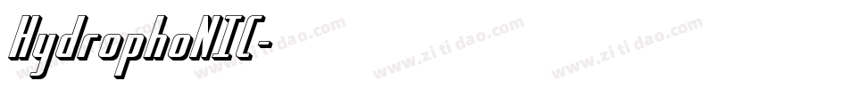 HydrophoNIC字体转换
