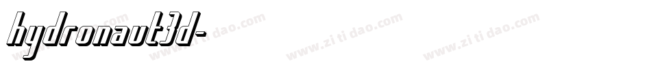 hydronaut3d字体转换