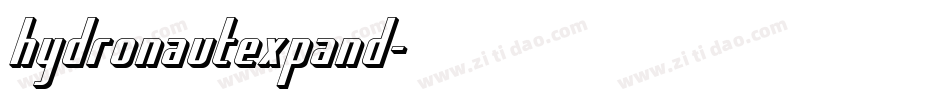 hydronautexpand字体转换