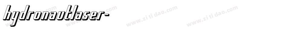 hydronautlaser字体转换