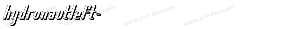 hydronautleft字体转换