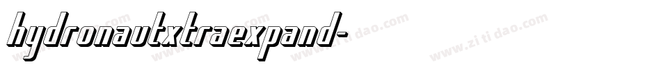 hydronautxtraexpand字体转换