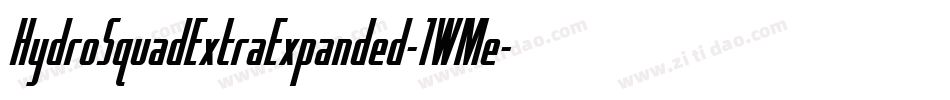HydroSquadExtraExpanded-1WMe字体转换