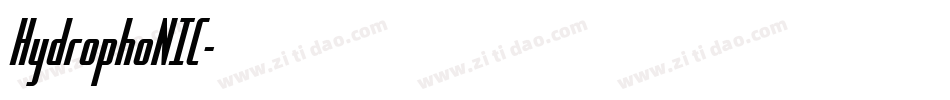 HydrophoNIC字体转换
