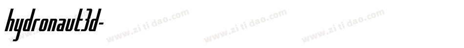 hydronaut3d字体转换