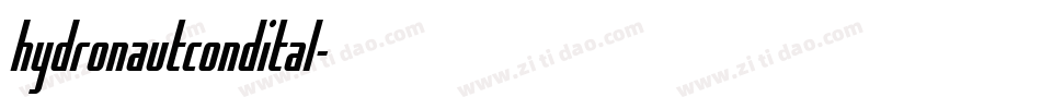 hydronautcondital字体转换