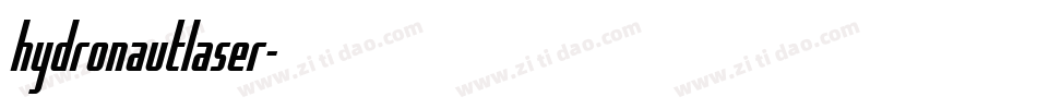 hydronautlaser字体转换