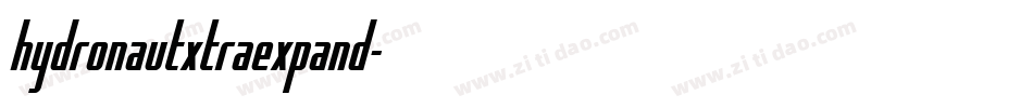 hydronautxtraexpand字体转换