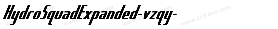 HydroSquadExpanded-vzqy字体转换