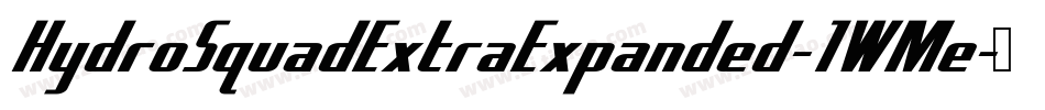 HydroSquadExtraExpanded-1WMe字体转换