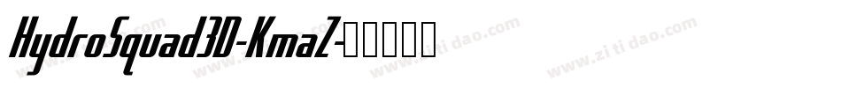 HydroSquad3D-KmaZ字体转换