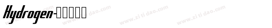 Hydrogen字体转换