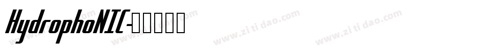 HydrophoNIC字体转换