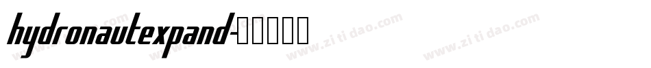 hydronautexpand字体转换