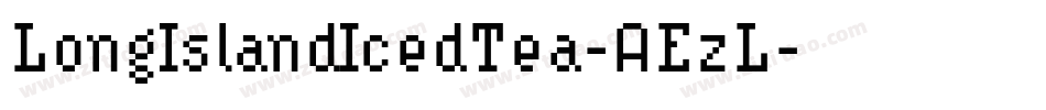 LongIslandIcedTea-AEzL字体转换