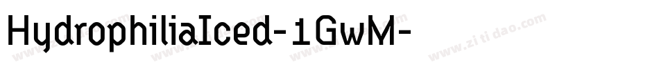 HydrophiliaIced-1GwM字体转换