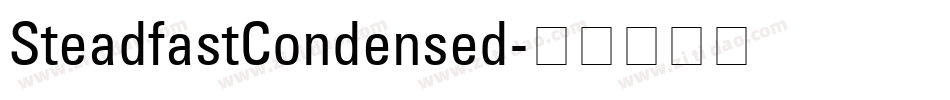 SteadfastCondensed字体转换
