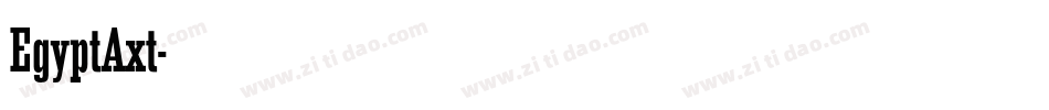 EgyptAxt字体转换