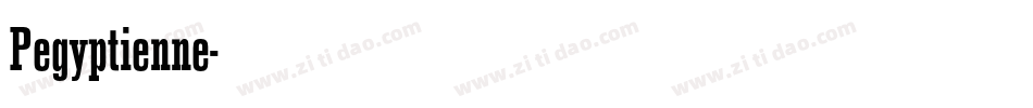 Pegyptienne字体转换