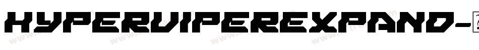 hyperviperexpand字体转换