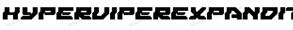 hyperviperexpandital字体转换