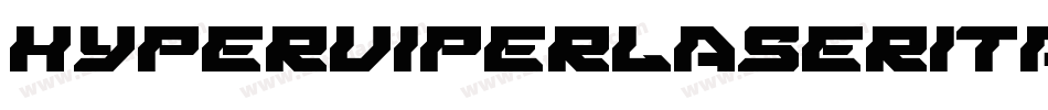 hyperviperlaserital字体转换