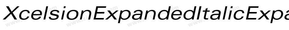 XcelsionExpandedItalicExpandedItalic-OXG3字体转换 XcelsionExpandedItalicExpandedItalic-OXG3字体转换