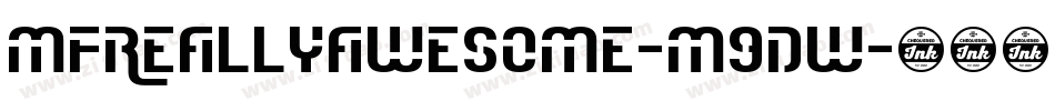 MfReallyAwesome-M9dw字体转换