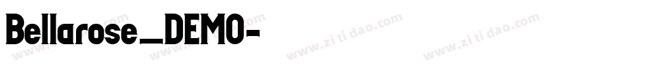 Bellarose_DEMO字体转换