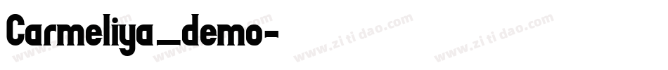 Carmeliya_demo字体转换