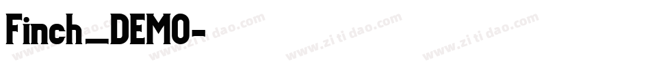 Finch_DEMO字体转换