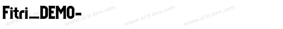 Fitri_DEMO字体转换