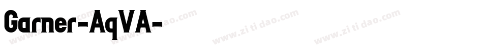 Garner-AqVA字体转换