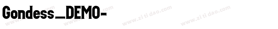Gondess_DEMO字体转换