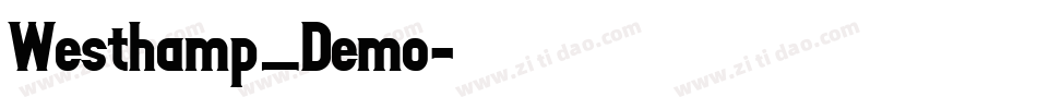 Westhamp_Demo字体转换