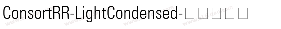 ConsortRR-LightCondensed字体转换