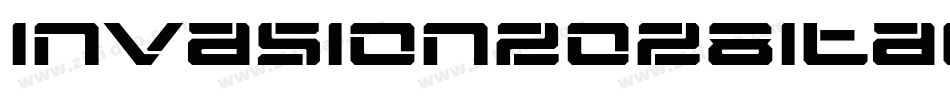 Invasion2028Italic-4a94字体转换
