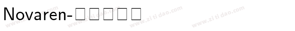 Novaren字体转换
