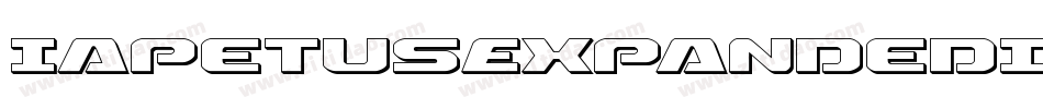 IapetusExpandedItalic-XoyP字体转换